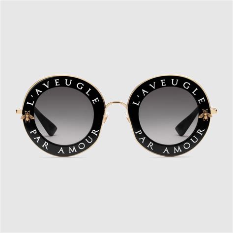 gucci round frame|gucci eyewear round frame sunglasses.